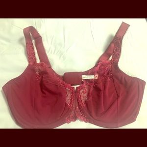 Beautiful Merlot Simone Perele Bra full cup.